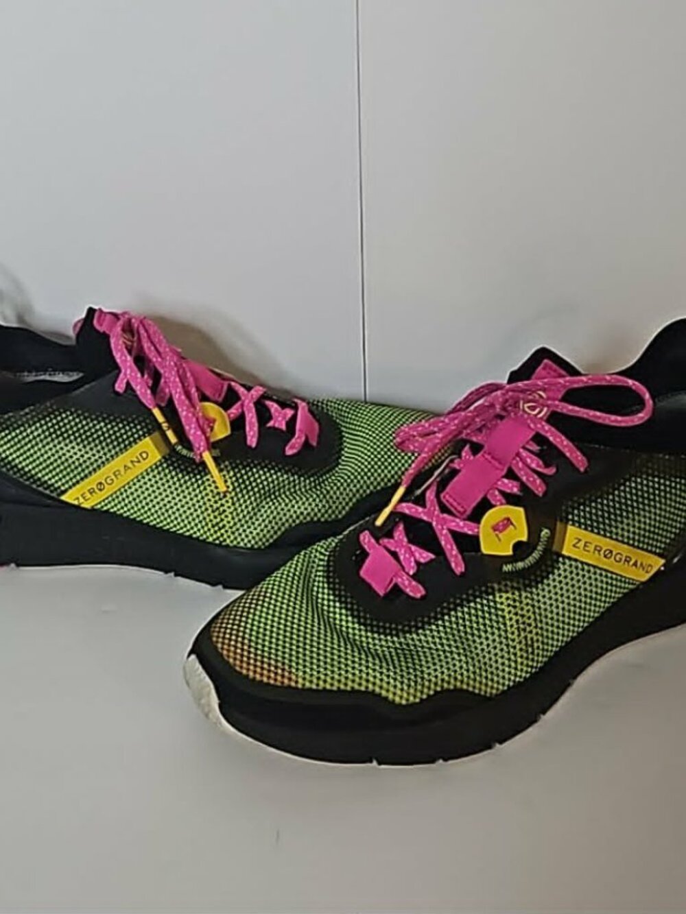 Cole Haan Zerogrand Overtake Mesh Running Shoes Green Pink Men's Size 7.5 M - Picture 4 of 6